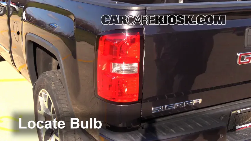 2015 GMC Sierra 1500 SLE 5.3L V8 FlexFuel Extended Cab Pickup Lights Reverse Light (replace bulb)
